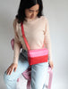 alexbender-Handtasche Box echt Leder Flashy Pink / Rot / Erdbeere in Berlin kaufen