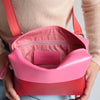 alexbender-Handtasche Box echt Leder Flashy Pink / Rot / Erdbeere in Berlin kaufen