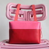 alexbender-Handtasche Box echt Leder Flashy Pink / Rot / Erdbeere in Berlin kaufen